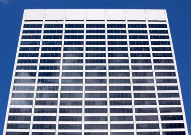 Modern ofis binaları ve gökdelen arka plan