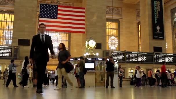 Grand Central Terminal, Stazione, New York — Video Stock