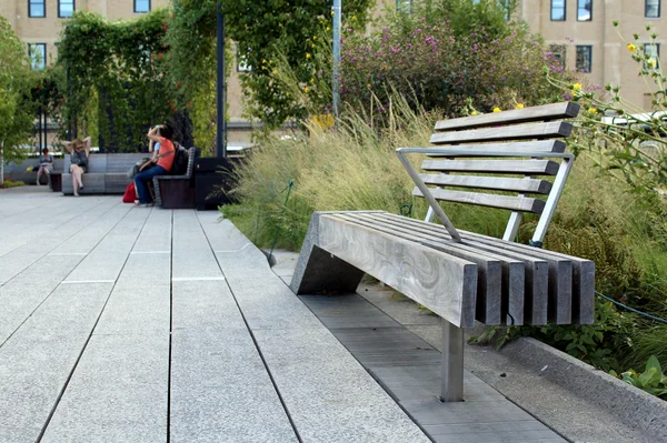 High Line. New York City. Elevated pedestrian Park