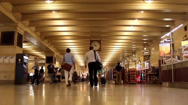 Grand Central Terminal, Famous Station in New York City — Stock Video