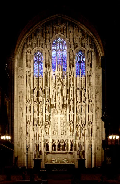 Saint Thomas Church, located at the borough of Manhattan, New Yo — Stock Photo, Image