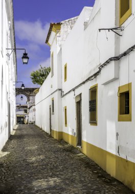 Portekizli alentejo şehir evora eski şehir.