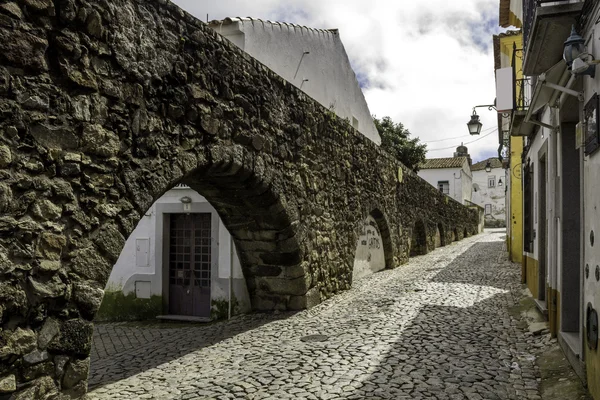 Agua de prata vízvezeték (ezüst víz vízvezeték) evora, Portugália — Stock Fotó