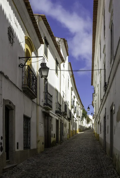 Alentejo portugués ciudad de Evora casco antiguo . — Foto de Stock