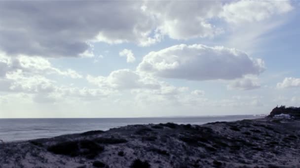 Timelapse v ria formosa památkově chráněný park, algarve. Portugalsko — Stock video