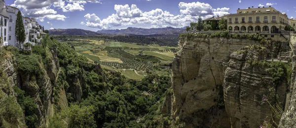 Ronda landscape panoramic view. A city in the Spanish autonomous community of Andalusia. — Stock Photo, Image