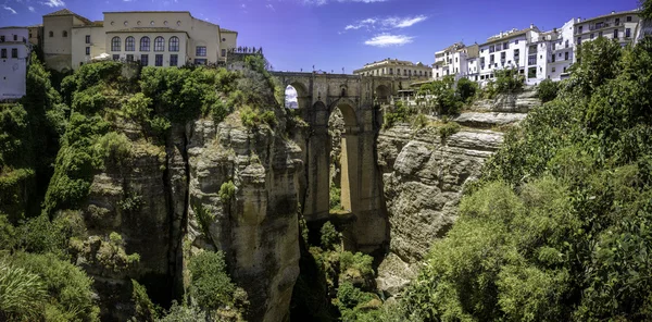 Ronda Panoramic view over Puente Nuevo — Stock Photo, Image