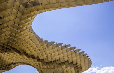 metropol şemsiye, plaza de la encarnacion 31 Mayıs 2014: Sevilla, İspanya.