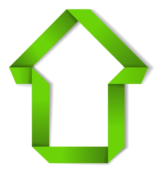 Energy efficient home — Stock Vector