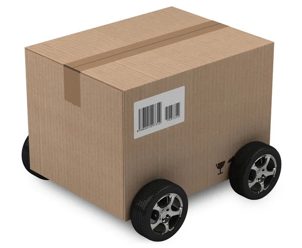 Szállítás, logisztika és a szállítás fogalma. — Stock Fotó