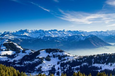 View from Mt. Rigi, Switzerland clipart