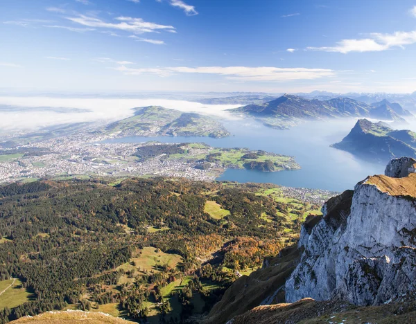 Nézd meg Mt. Pilatus, Svájc — Stock Fotó