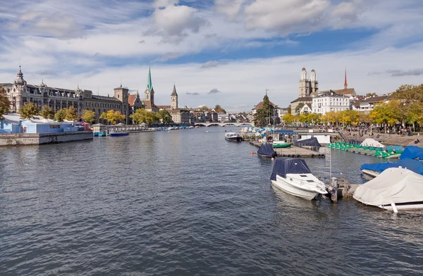 Zurich, río limmat —  Fotos de Stock