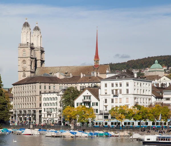 Zürich, stor minster — Stockfoto