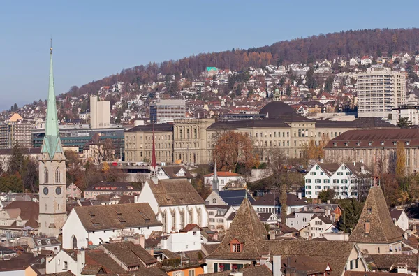 Zürich utca-és városrészlet — Stock Fotó