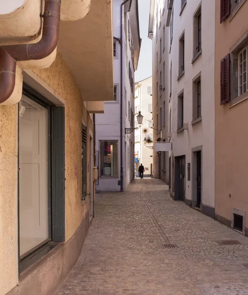 チューリッヒの旧市街の通り — ストック写真