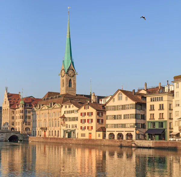Zürich, die Münsterdame — Stockfoto