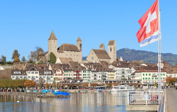 Paisagem urbana de rapperswil — Fotografia de Stock