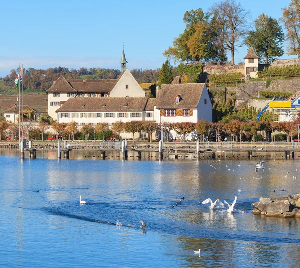Lago Zurique em Rapperswil — Fotografia de Stock