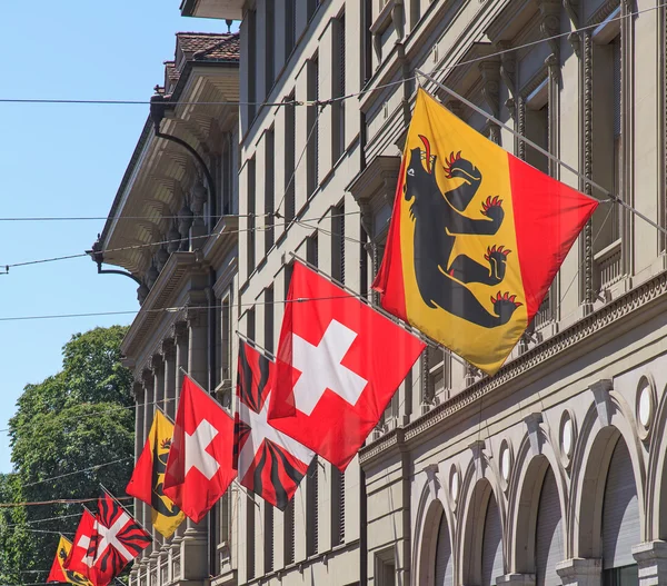 Flags in Bern — Stock Photo, Image