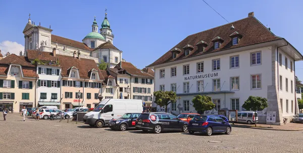 Paisagem urbana de solothurn — Fotografia de Stock