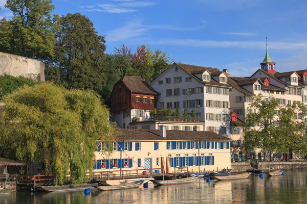 Zürich, floden limmat — Stockfoto