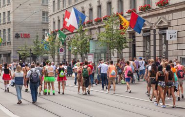 Street Parade participants clipart