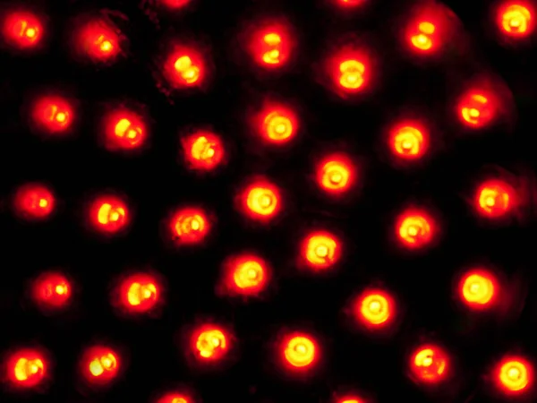 Red led lights — Stock Photo, Image