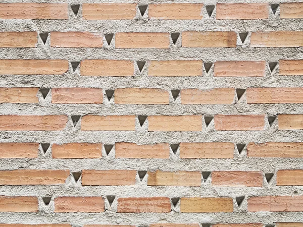 Rustikální cihlová zeď — Stock fotografie