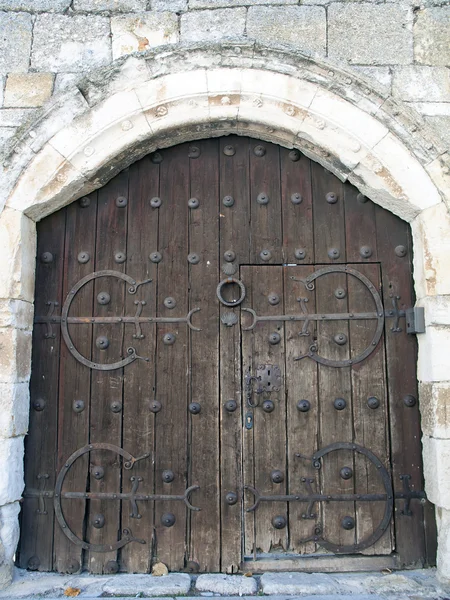 Puerta medieval — Foto de Stock