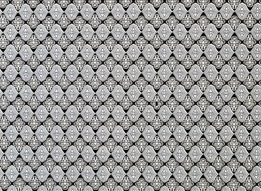 damasko seamless modeli siyah-beyaz