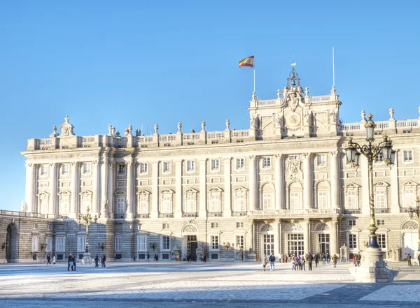 Palácio real em Madrid — Fotografia de Stock