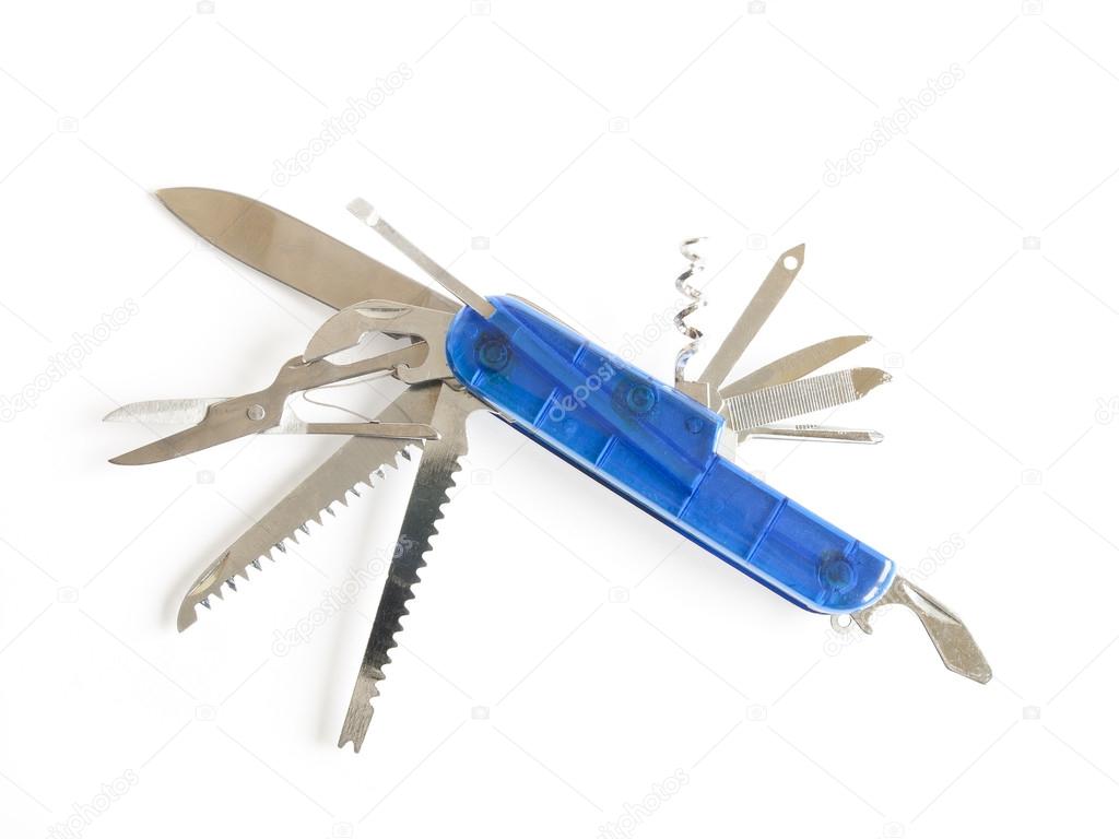 Utility knife blue