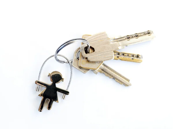 Clés avec porte-clés en forme — Photo