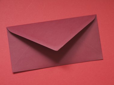 Kırmızı kapak kağıt zarf