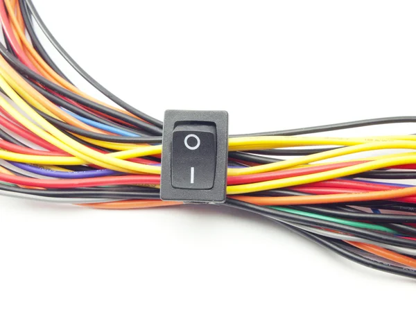Wired switch colors — Stock Photo, Image