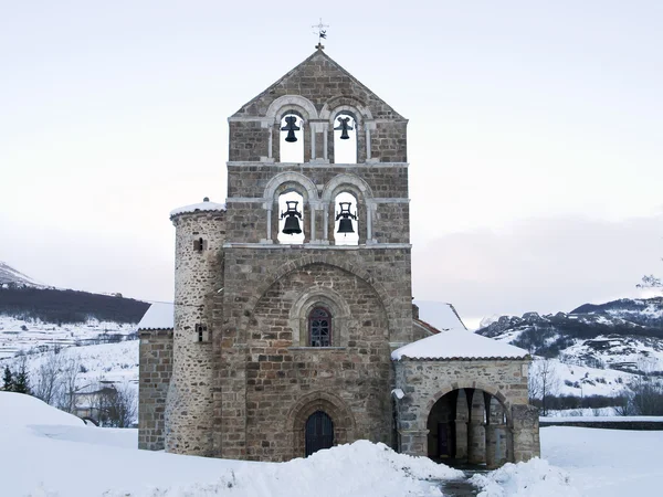Romaanse kerk van san salvador in palencia — Stockfoto