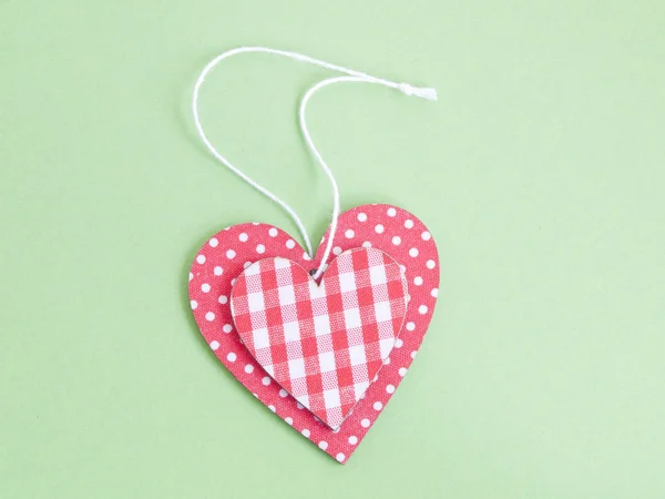 Funny wooden hearts — Stock Photo, Image