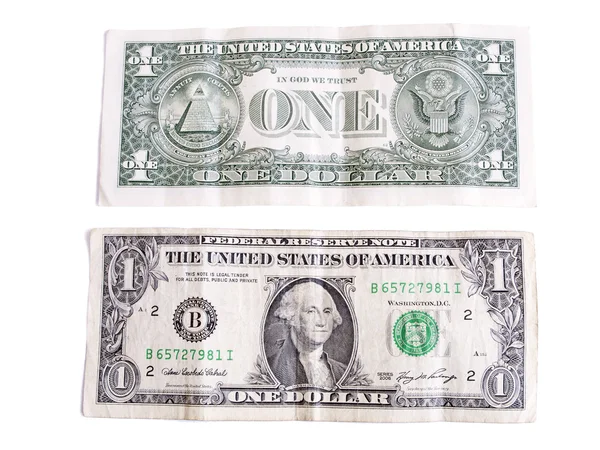 Billetes de un dólar —  Fotos de Stock