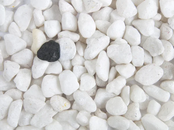 Marmorsteine mit schwarzem Stein — Stockfoto