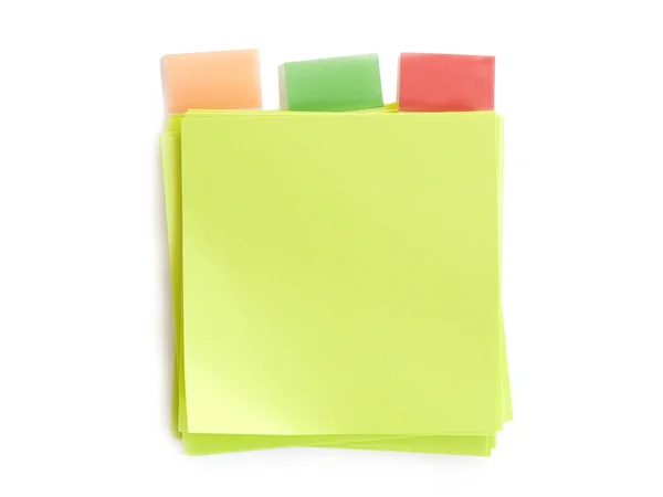 Sheets of green paper — Stock Photo, Image