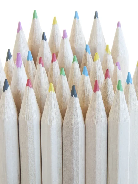 Verschillende kleur potloden — Stockfoto