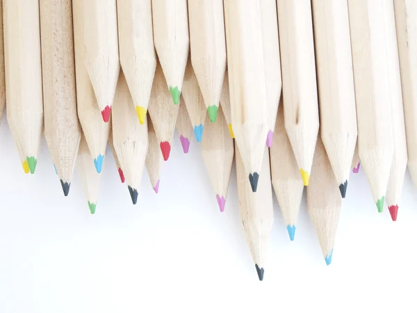 Various colour pencils — Stock Photo, Image