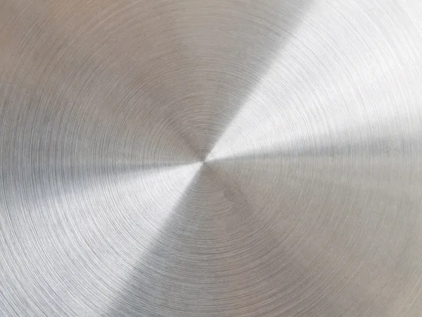 Circular brushed metal — Stock Photo, Image