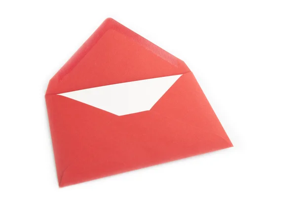 A red envelope isolated — Stock Photo, Image