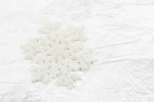 Snowflake abstract background with typical christmas — Stock Photo, Image