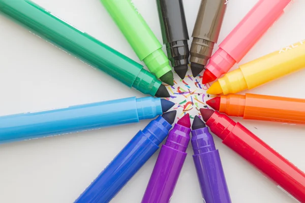 Colored marker pen — Stock Photo, Image