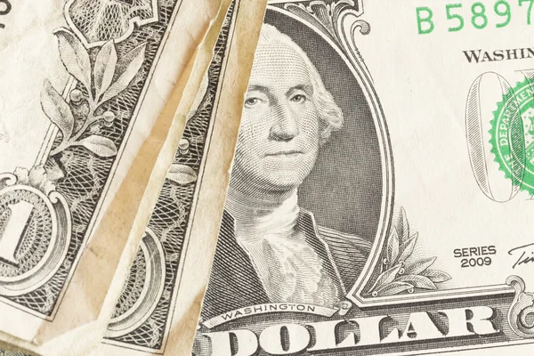 Nahaufnahme vom amerikanischen Dollar — Stockfoto