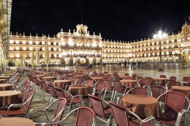Mayor square, Salamanca,spain clipart
