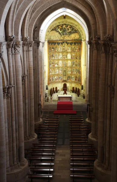 Die alte kathedrale, innenansicht, salamanca — Stockfoto